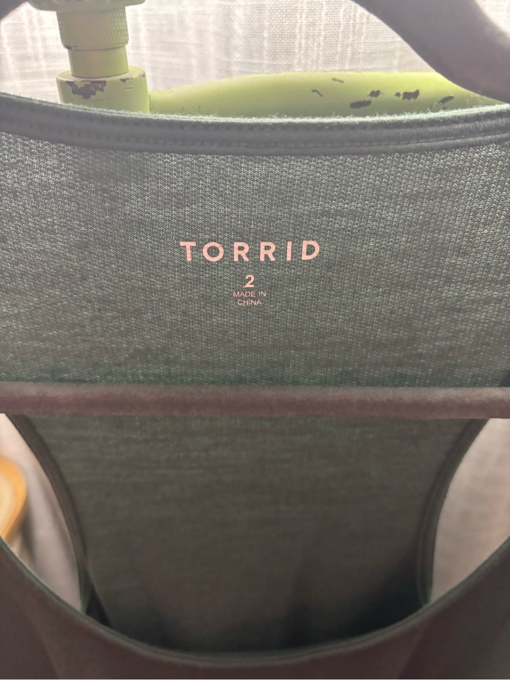 torrid olive green racerback tank dress - Picture 2 of 4